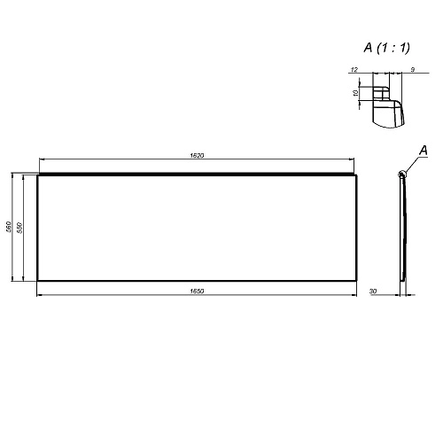 Экран для ванны фронтальный AM.PM X-Joy W94A-165-070W-P 165 см Экран для ванны фронтальный AM.PM X-Joy W94A-165-070W-P 165 см