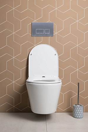 Унитаз подвесной Aquanet Atago 3.0 Tornado 00348006 с сиденьем, белый