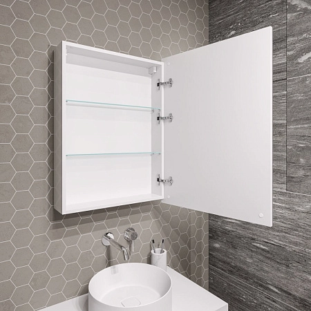 Зеркальный шкаф GROSSMAN &quot;МЕРКАДО-50 см&quot; Пр. с LED подсветкой 205005