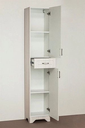 Шкаф-пенал Style Line Олеандр-2 рельеф пастель ЛС-00000290 Шкаф-пенал Style Line Олеандр-2 рельеф пастель ЛС-00000290