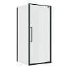 Душевой уголок Niagara Nova NG-35-9AGR-A80GR-34 (90х80х195) прямоугольник, распашная, графит, стекло прозрачное