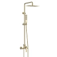 Душевая система Lemark Ursus LM7260BG с регулируемой высотой штанги, брашированное золото Душевая система Lemark Ursus LM7260BG с регулируемой высотой штанги, брашированное золото