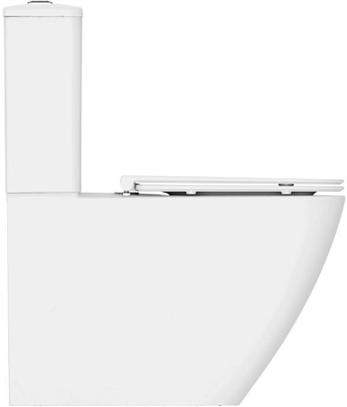 Чаша напольного унитаза Allen Brau Liberty 4.33013.20 с крышкой, белый