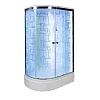 Душевая кабина Dto EM2712RN LED (EM2712RNLED+GM) 120x80 см с гидромассажем