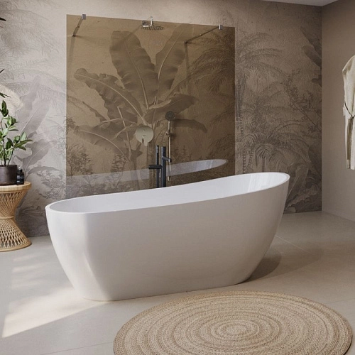 Ванна отдельностоящая BelBagno BB704-1700-800-K 1700x800 акриловая Ванна отдельностоящая BelBagno BB704-1700-800-K 1700x800 акриловая