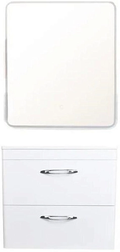 Тумба под раковину Style Line Каре 70 (2 ящ.) Люкс белая, PLUS СС-00002269 Тумба под раковину Style Line Каре 70 (2 ящ.) Люкс белая, PLUS СС-00002269