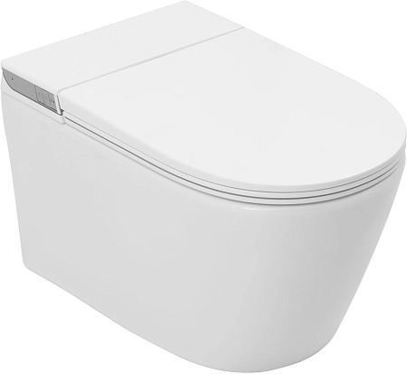 Унитаз подвесной Allen Brau Smart 4.I1001.20 с крышкой, белый, с функцией биде