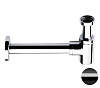 Сифон для раковины Remer 958BCFP, черный брашированный хром