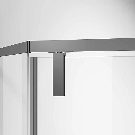 Душевой уголок Vincea Slim-N VSP-4SN900CLGM, 900x900, вороненая сталь, стекло прозрачное