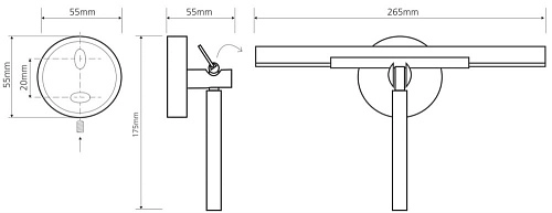 Скребок для душевой кабины Bemeta OMEGA 104237012 Скребок для душевой кабины Bemeta OMEGA 104237012