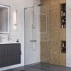 Душевая перегородка BelBagno UNO-L-1-TB-110-C-Cr 110 см, профиль хром, стекло прозрачное Душевая перегородка BelBagno UNO-L-1-TB-110-C-Cr 110 см, профиль хром, стекло прозрачное