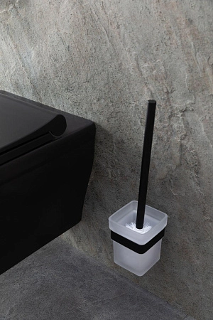 Унитаз подвесной Allen Brau Infinity 4.21011.31 с крышкой, черный матовый