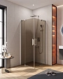 Душевой уголок CEZARES SLIDER-A-2-80/90-BR-Cr 80-90x80-90см стекло тонированное (бронза), профиль хром Душевой уголок CEZARES SLIDER-A-2-80/90-BR-Cr 80-90x80-90см стекло тонированное (бронза), профиль хром