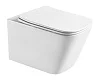 Унитаз подвесной Taliente Correto Tornado 3, белый, с крышкой микролифт CR55003