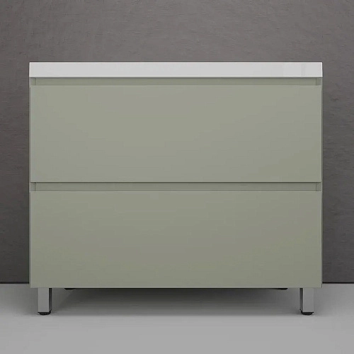 Тумба под раковину Style Line Манхэттен 100 см ЛС-00002370 напольная, олива Тумба под раковину Style Line Манхэттен 100 см ЛС-00002370 напольная, олива