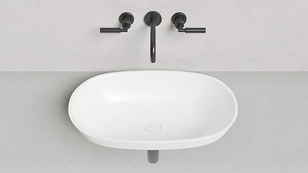 Раковина Salini MAREA 01 1802101G 645x387 полувстраиваемая S-Sense