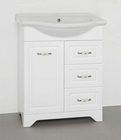 Тумба под раковину Style Line Олеандр-2 65 (3 ящ.) ЛС-00000047 Тумба под раковину Style Line Олеандр-2 65 (3 ящ.) ЛС-00000047