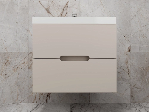Тумба под раковину Style Line Матис 70, Classic 70, (2 ящика), крем, эмаль подвесная ЛС-00002309 Тумба под раковину Style Line Матис 70, Classic 70, (2 ящика), крем, эмаль подвесная ЛС-00002309