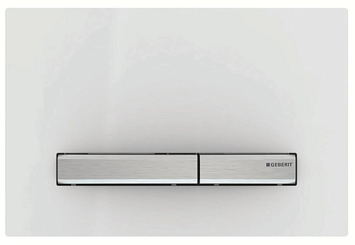 Клавиша смыва Geberit 115.788.11.2 Sigma50 белый/нержавеющая сталь Клавиша смыва Geberit 115.788.11.2 Sigma50 белый/нержавеющая сталь