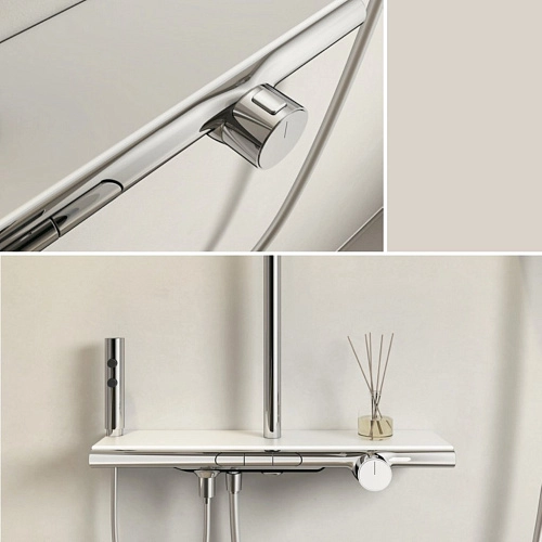 Душевая система Kaiser Sano с термостатом хром 08777 Душевая система Kaiser Sano с термостатом хром 08777