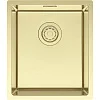 Кухонная мойка Paulmark LASSAN 38 UN LA38-LG, светлое золото, 380х440мм
