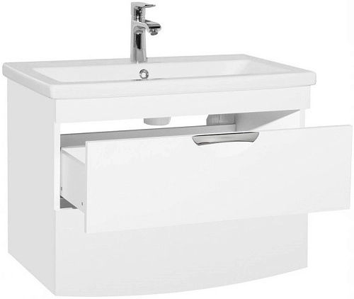 Тумба под раковину Style Line Жасмин 2 (2 ящ.), Комо 80, Люкс белая, PLUS ЛС-000010037 Тумба под раковину Style Line Жасмин 2 (2 ящ.), Комо 80, Люкс белая, PLUS ЛС-000010037