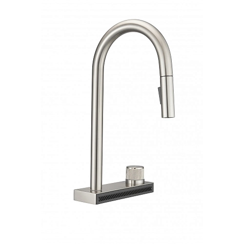 Смеситель для кухни Milacio Ultra (MCU.556.SS) с вытяжной лейкой, сталь нержавеющая Смеситель для кухни Milacio Ultra (MCU.556.SS) с вытяжной лейкой, сталь нержавеющая