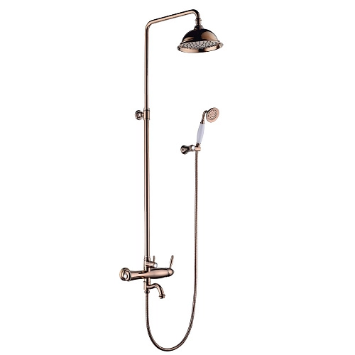 Душевая система Lemark Spark LM6762RG, розовое золото Душевая система Lemark Spark LM6762RG, розовое золото