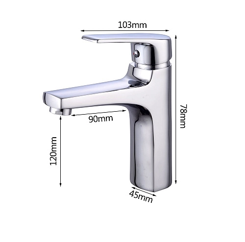 Смеситель для раковины River LUX R024-14 10000003150 Смеситель для раковины River LUX R024-14 10000003150