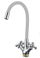 Смеситель для кухни Fmark FM4319-04 с гибким цветным изливом Смеситель для кухни Fmark FM4319-04 с гибким цветным изливом