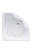 Акриловая ванна Santek Мелвилл 140х140 симметричная белая 1WH302402 1.WH30.2.402