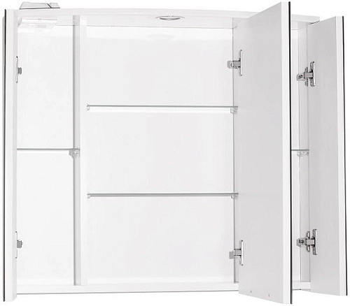 Зеркальный шкаф Style Line Жасмин 2 800/С, Люкс белый ЛС-000010036 Зеркальный шкаф Style Line Жасмин 2 800/С, Люкс белый ЛС-000010036