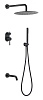 Душевая система Boheme Uno 464-2-B скрытого монтажа, черная