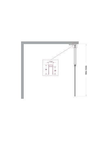 Душевая перегородка BelBagno UNO-L-1-TB-100-FL-GM 100 см, профиль оружейная сталь, стекло рифленая Душевая перегородка BelBagno UNO-L-1-TB-100-FL-GM 100 см, профиль оружейная сталь, стекло рифленая