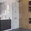 Душевая перегородка BelBagno UNO-L-1-TB-80-C-Cr 80 см, профиль хром, стекло прозрачное Душевая перегородка BelBagno UNO-L-1-TB-80-C-Cr 80 см, профиль хром, стекло прозрачное