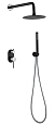 Душевая система Boheme Uno 464-BCR Black Chrome Душевая система Boheme Uno 464-BCR Black Chrome