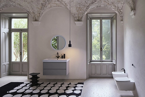 Биде подвесное GSI NUBES белый матовый (9665109) Биде подвесное GSI NUBES белый матовый (9665109)