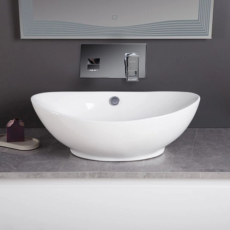 Раковина BelBagno BB1087 600x370 белый Раковина BelBagno BB1087 600x370 белый