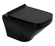 Унитаз подвесной BelBagno SELA черный BB3201CHR-MB/BB3201SC-MB безободковый с сиденьем Унитаз подвесной BelBagno SELA черный BB3201CHR-MB/BB3201SC-MB безободковый с сиденьем