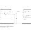 Тумба под раковину BelBagno MARINO-CER-N-600-2C-SO-RG-P подвесная Тумба под раковину BelBagno MARINO-CER-N-600-2C-SO-RG-P подвесная