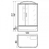 Душевая кабина River VITIM 120/80/50 MT 10000003204 Душевая кабина River VITIM 120/80/50 MT 10000003204
