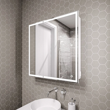 Зеркальный шкаф GROSSMAN &quot;МЕРКАДО-70 см&quot; Пр. с LED подсветкой 207008