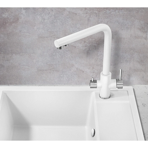 Смеситель для кухни Milacio Ultra ( MCU.553.WH ) белый Смеситель для кухни Milacio Ultra ( MCU.553.WH ) белый