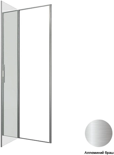 Душевая дверь Allen Brau Priority 90 3.31026.BA серебро браш Душевая дверь Allen Brau Priority 90 3.31026.BA серебро браш
