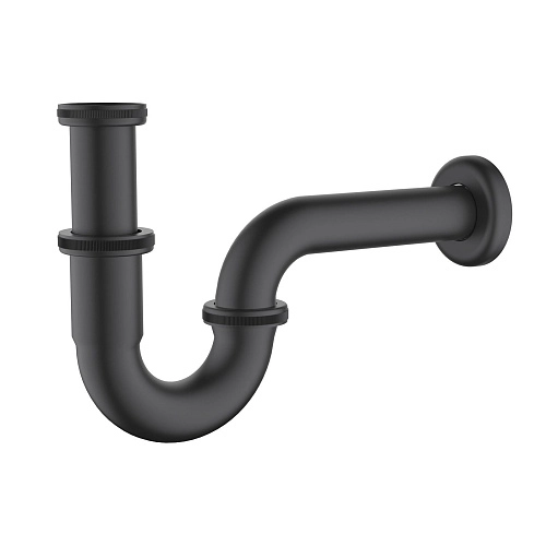 Сифон для раковины Timo 961/03L черный Сифон для раковины Timo 961/03L черный