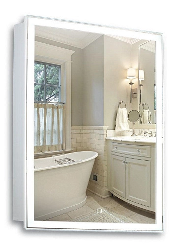 Зеркальный шкаф Silver mirrors Киото 60 (LED-00002359) Зеркальный шкаф Silver mirrors Киото 60 (LED-00002359)