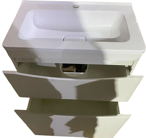 Тумба под раковину Style Line Бергамо мини 60 люкс PLUS белый СС-00002316 Тумба под раковину Style Line Бергамо мини 60 люкс PLUS белый СС-00002316