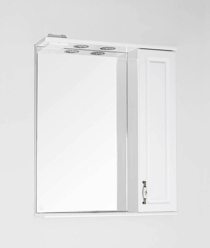 Зеркальный шкаф Style Line Олеандр-2 65/С, белый ЛС-00000050 Зеркальный шкаф Style Line Олеандр-2 65/С, белый ЛС-00000050