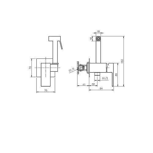 Гигиенический душ RUSH Thira (TR3635-99Black) Гигиенический душ RUSH Thira (TR3635-99Black)