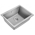Кухонная мойка Milacio Leon 55 Cuarzo (MC.77083), серый металлик Кухонная мойка Milacio Leon 55 Cuarzo (MC.77083), серый металлик